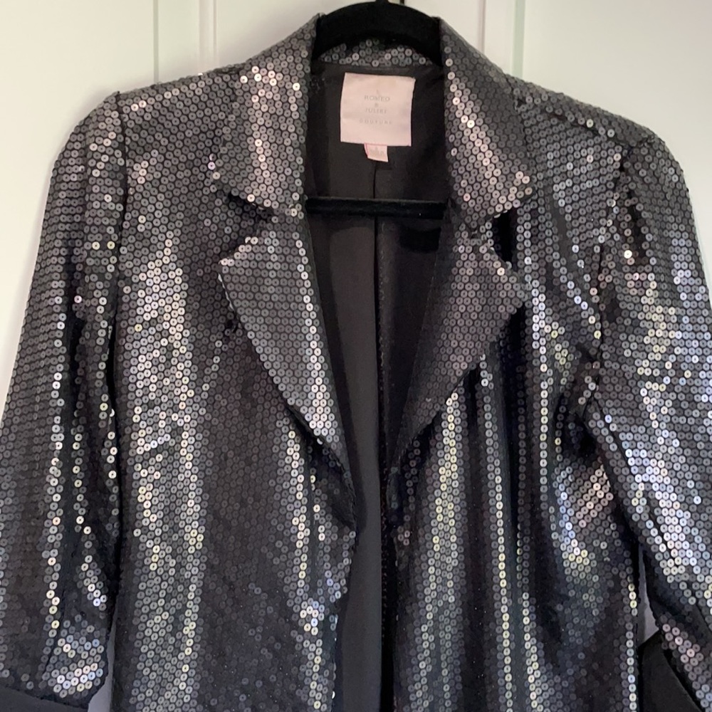 Sequin Blazer Jacket - image 4